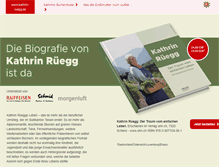 Tablet Screenshot of kathrin-ruegg.de